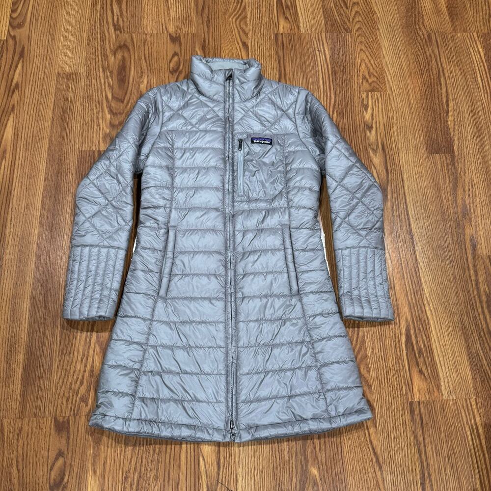 Patagonia Radalie Parka Gray Quilted Insulated Jacket Women’s XS - Picture 11 of 11